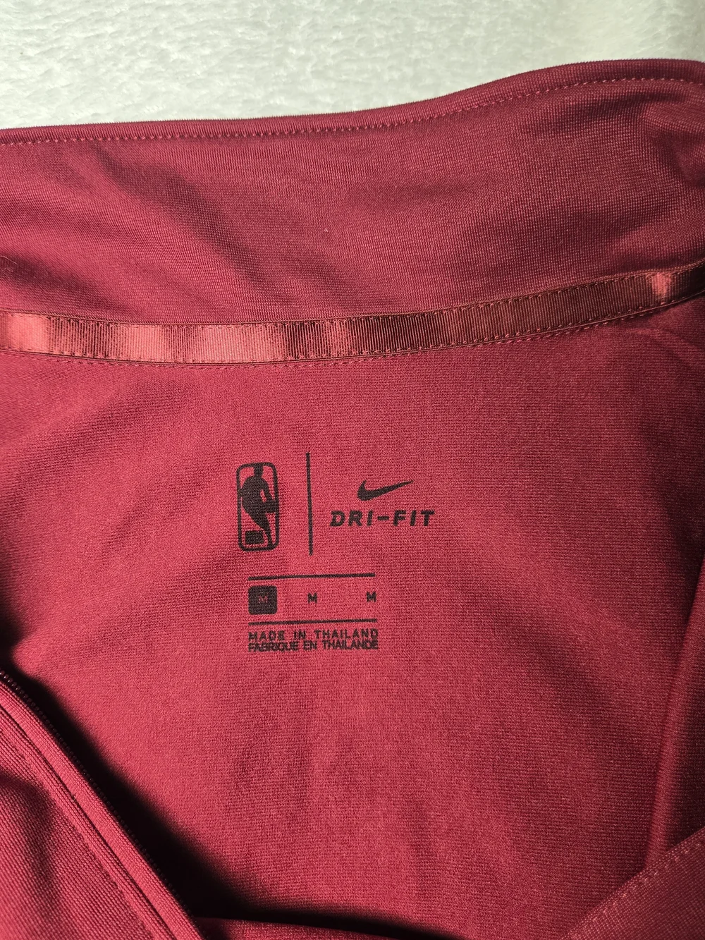 Nike Men’s Maroon Half-Zip Pullover Jacket - Cavaliers Logo